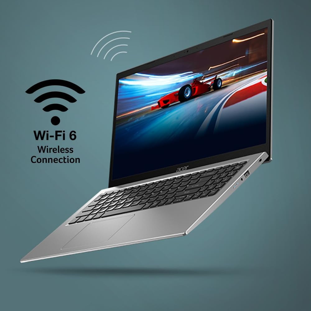 Acer Aspire 3 15.6 FHD Display | Intel Core i7-1165G7 2.8 GHz | Intel Iris Xe Graphics|WiFi |Bluebooth | Silver | 8GB RAM | 512GB SSD | Windows 11 Home | Bundle with USB 3.0 Hub