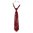 thumbnail image 5 of FASHOFT Tie for Women Men Punk Neck Tie with Metal Chain Pre-Tied Adjustable Necktie for School Shirt Business and Wedding, 5 of 5