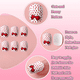 thumbnail image 3 of Uñas de prensa para niños, uñas postizas para niños, puntas de uñas artificiales para niñas, cobertura completa, uñas postizas cortas, decoración de uñas Adepaton Remaches, Sujetadores y más, 3 of 5
