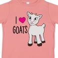 thumbnail image 4 of Inktastic I Love Goats Cute Goat Boys or Girls Toddler T-Shirt, 4 of 5