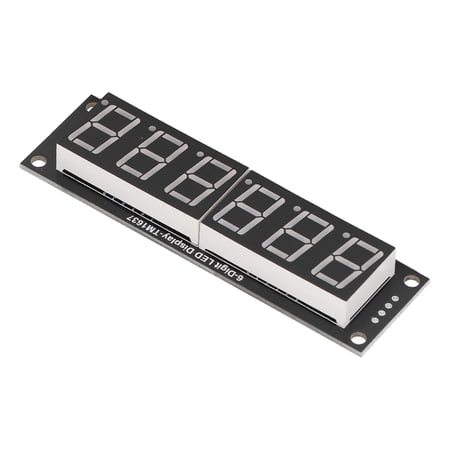 LAFGUR 6 Digit Display Board,Digital Tube Display Module LED 6 Digit 7 ...