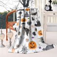 thumbnail image 2 of Halloween Pattern Blanket,Comfortable Soft Lamb Wool Throw Blanket,All Season,Warm Lightweight Blankets for Sofa Bed Couch Living Room Chair,40"x50", 2 of 4