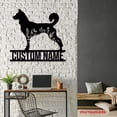 thumbnail image 4 of Craftnamesign Personalized Hippo Metal Wall Art LED Light, Custom Cute Hippo Name Sign, Hippo Sign, 4 of 5