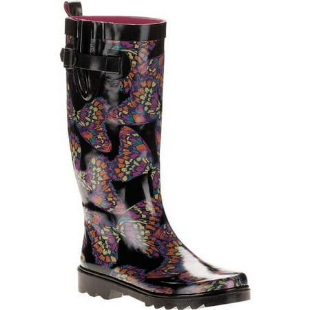 Women's Butterfly Sporty Rain Boots