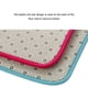 thumbnail image 3 of Yuarrent Alfombras de baño de textura suave y secado rápido para comodidad al pisar Fondo de TPR Absorbente de terciopelo coralino Juegos de accesorios de baño Rosado 40*60cm, 3 of 6
