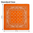 thumbnail image 6 of 24 Pack Bulk Cowboy Bandanas, Multi-purpose Unisex Head Scarf, Neck Wrap & Face Cover Accessory, 6 of 6