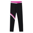 thumbnail image 5 of Yruioon Girls Gymnastics Dance Tights Active Sports Leggings Figure Ice Skating Pants Hot Pink 12, 5 of 6