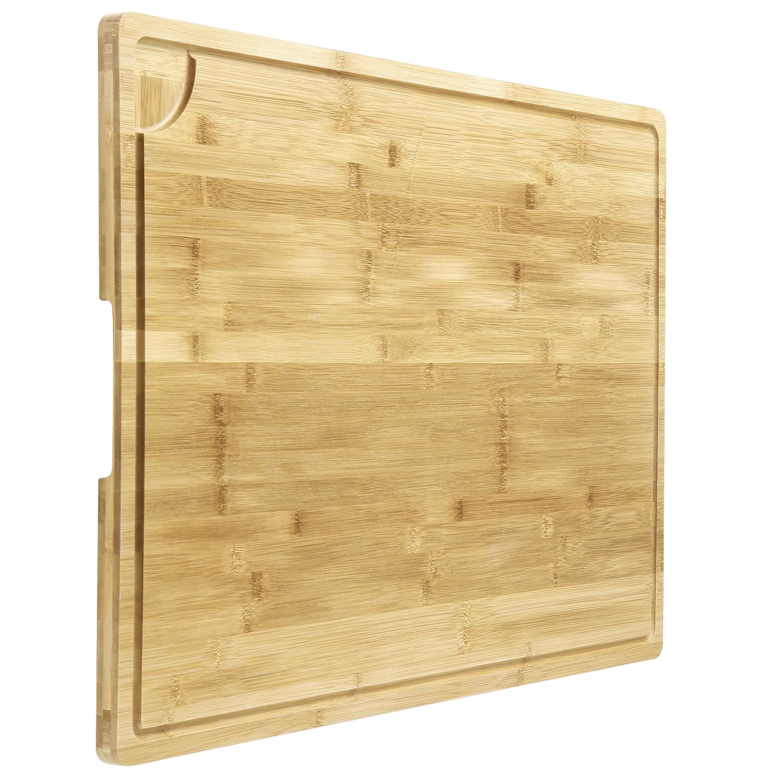 Ataucjin 30 x 20 Extra Large Bamboo Cutting Board, Wooden Cutting Board for Kitchen WithGroove and Handles, Over Sink Board Meat Cutting Board, Large Caving Board Charcuterie Board