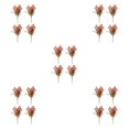 thumbnail image 2 of Kearding 4 Uds flores artificiales ecológicas de plástico de bajo mantenimiento y elegantes flores falsas fáciles de limpiar camelia otoño Type2 NO2, 2 of 6