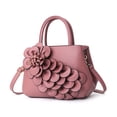 thumbnail image 2 of Faraee Small Purse and Handbag for Women Flower Leather Ladies Top Handle Satchel 2026 Fashion Shoulder Crossbody Tote Bags Pink, 2 of 4
