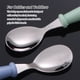 thumbnail image 3 of Naiovety Juego de tenedor y cuchara elegante y contemporáneo de acero inoxidable para colección de cocina, vajilla fácil de limpiar Mostrada Verde, 3 of 6