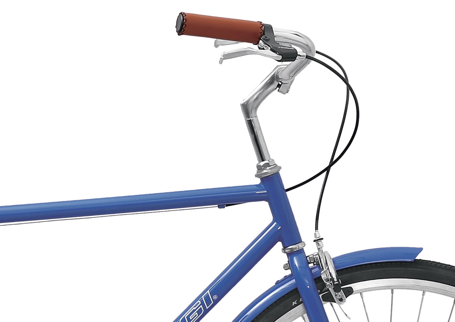 Wonder Wheels City Bike 700C 53Cm /21" Hi-Ten Steel Frame, 1 Speed Bicycle, Bike, V-Brake, Alloy Rims 700C*14G*32H, Tire:700Cx35 Black. With Back Rack - Slate Blue