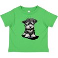 thumbnail image 3 of Inktastic Schnauzer Pup Boys or Girls Toddler T-Shirt, 3 of 5
