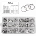 thumbnail image 1 of Miangastore 200pcs Oil Plug Gasket Washer Aluminum for High Temperature Leak Proof Sealing, 1 of 8