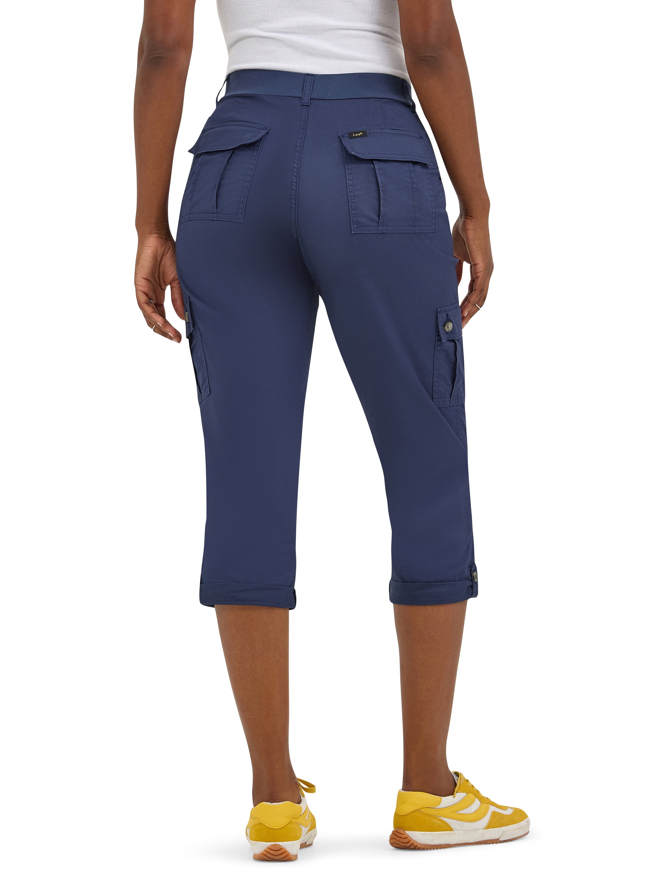 Lee Women's Flex to Go Mid Rise Capri Pants, Sizes 2-18