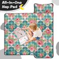 thumbnail image 4 of Pioneer Flower Floral Print Pattern Toddler Nap Mat for Teens Preschool Daycare, Teens Sleeping Mat Bag, Toddler Sleeping Bag with Pillow, 4 of 6