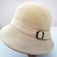 thumbnail image 2 of CoCopeaunts Bucket Hats for Women Linen Knitted Adjustable Hatband Solid Color Fisherman Hat Summer Shade Breathable Basin Cap, 2 of 8