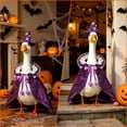 thumbnail image 5 of PiGOGI Christmas Goose Costume Cloak Set Witch Hat Cape Outfit Glitter Fabric for Garden Lawn Goose Statue Holiday Yard Decorative (Goose Not Included), 5 of 7