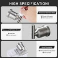 thumbnail image 6 of Wowow Towel Hook Brushed Nickel Robe hook for Bathroom, Heavy Duty Wall Hooks Kitchen Bathroom Hooks for Hanging Towels (2 Pack), 6 of 7