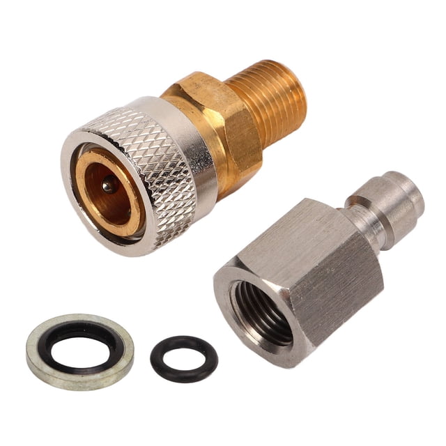 Enchufe de acoplador de liberación rápida de carga, conector rápido BSPP de 1/8 Conector rápido BSPP Accesorios de enchufe hembra de desconexión rápida Instalación sin esfuerzo
