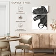 thumbnail image 4 of Elephant Stock Dino Love Wall Art - Vertical Multi Panel Canvas - Living Room Wall Decor - Animal Multi Panel - White And Gray Decor By Ella Mazur - 20" x 32", 4 of 4