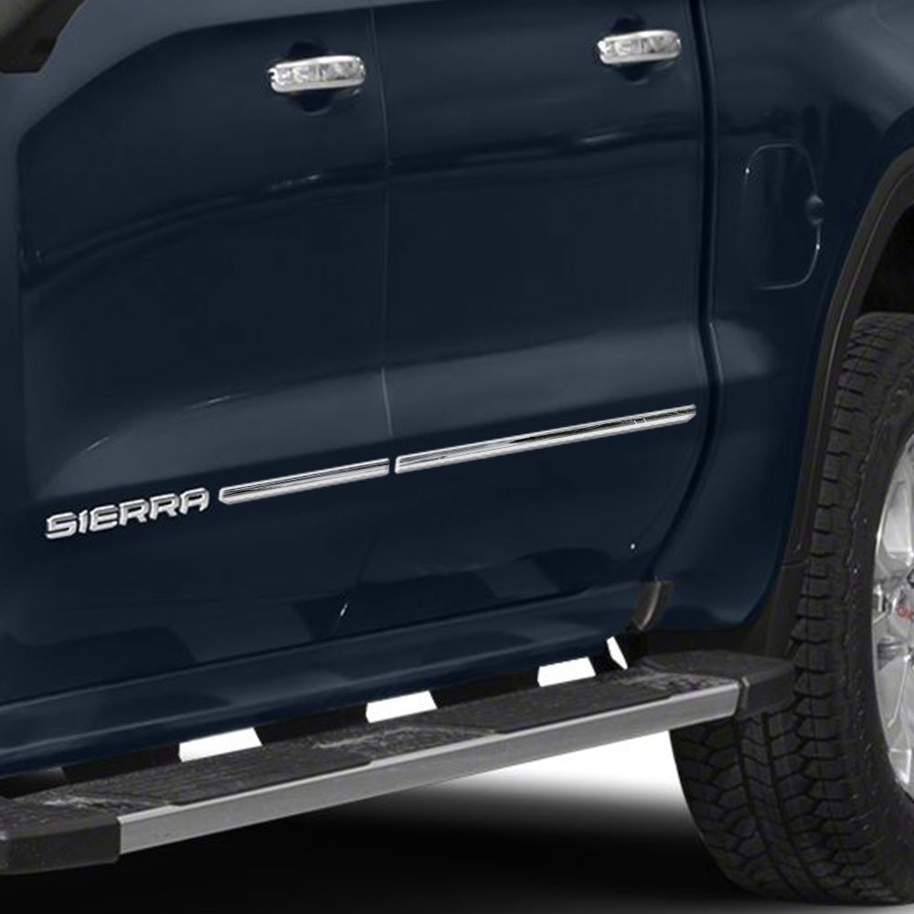 Stainless Body Side Molding for 201920 GMC Sierra 1500 Crew Cab 1 1/8