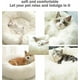 thumbnail image 4 of Cama redonda de 60 cm con forma de donut para perros y gatos, suave y acogedora, ideal para acurrucarse, acurrucarse y relajarse., 4 of 5