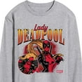 thumbnail image 3 of Marvel Deadpool - Lady Deadpool - Men's Long Sleeve Graphic T-Shirt, 3 of 5