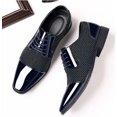thumbnail image 1 of Zapatos de cuero para hombre, de negocios, informales, de primavera y otoño, transpirables, resistentes al desgaste, 1 of 5