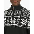 thumbnail image 5 of Chaps Men's & Big Men's Holiday Quarter Zip Sweater, Sizes S-3XL, 5 of 10