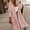 Pink, variant on Baqcunre Womens Winter Coats Women's Autumn And Winter Fashion Floral Texture Hooded Medium Long Plush Coat Fleece Jacket Womens Fall Fashion 2023 Pink XXL