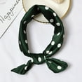 thumbnail image 4 of Ruanlalo Silk Scarf,Women Polka Dot Satin Hair Tie Rope Scrunchies Silk Scarf Neckerchief Headscarf, 4 of 6