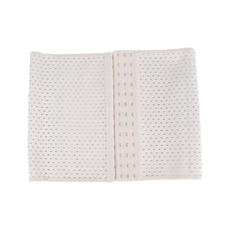 

HOMEMAXS Women Waist Corset Postnatal Abdominal Binder Sports Workout Shapewear Waistband Body Shaper Skin Color Size L