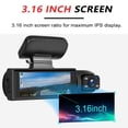 thumbnail image 2 of 1080P WIFI Dual Camera Dash Cam For Cars Front Inside Car Camera With IR Night Recorder Driving Angle Vision Wide Recording Loop, 2 of 8