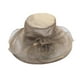 thumbnail image 2 of Flor Red Hilo Sombrero para el sol Playa Protector solar Sombrero para el sol Mujer Organza Sombrero de copa Wmkox8yii jkg5770, 2 of 2