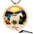 thumbnail image 1 of Adorno conmemorativo con forma de caballo vinatimes, madera acrílica de 3.5 pulgadas, 1 of 7