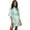 Mint Green, variant on Turquaz Women's Bride Bridesmaids Silky Robe Satin Kimono Robes for Women Lingerie