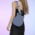 thumbnail image 7 of Jiibva Guitar Shaped Shoulder Bag Women Y2K Trendy Wide Strap Messenger Bag Ladies Luxury PU Leather Handbag, 7 of 7