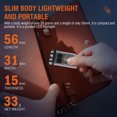 thumbnail image 2 of Mini Flashlight LED Keychain Flashlight Rechargeable Pocket Light Waterproof with 5-Level Brightness 4-Color Light Source, 2 of 8