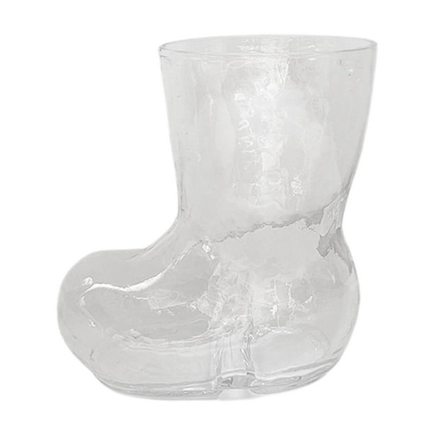 Yhmxh Utensilios de cocina Jarra de cerveza peculiar, botas, vasos, vasos transparentes para bebidas, bebidas frías, zapatos de cristal, tazas para el hogar y la cocina. Muebles para cocina