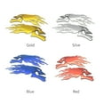 thumbnail image 2 of 2pcs Truck Motorcycle Helmet Scooter Car Sticker 3D Ghost Skull Head, 2 of 3