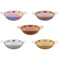 thumbnail image 3 of Stainless Steel Drain Basket Rice Strainers Rice Mesh Filter Vegetable Basket With Handle Kitchen -Bomveson, 3 of 5