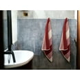 thumbnail image 4 of Mingled Check - Terracotta - 6pc Set (2 Bath + 2 Hand + Wash), 4 of 4