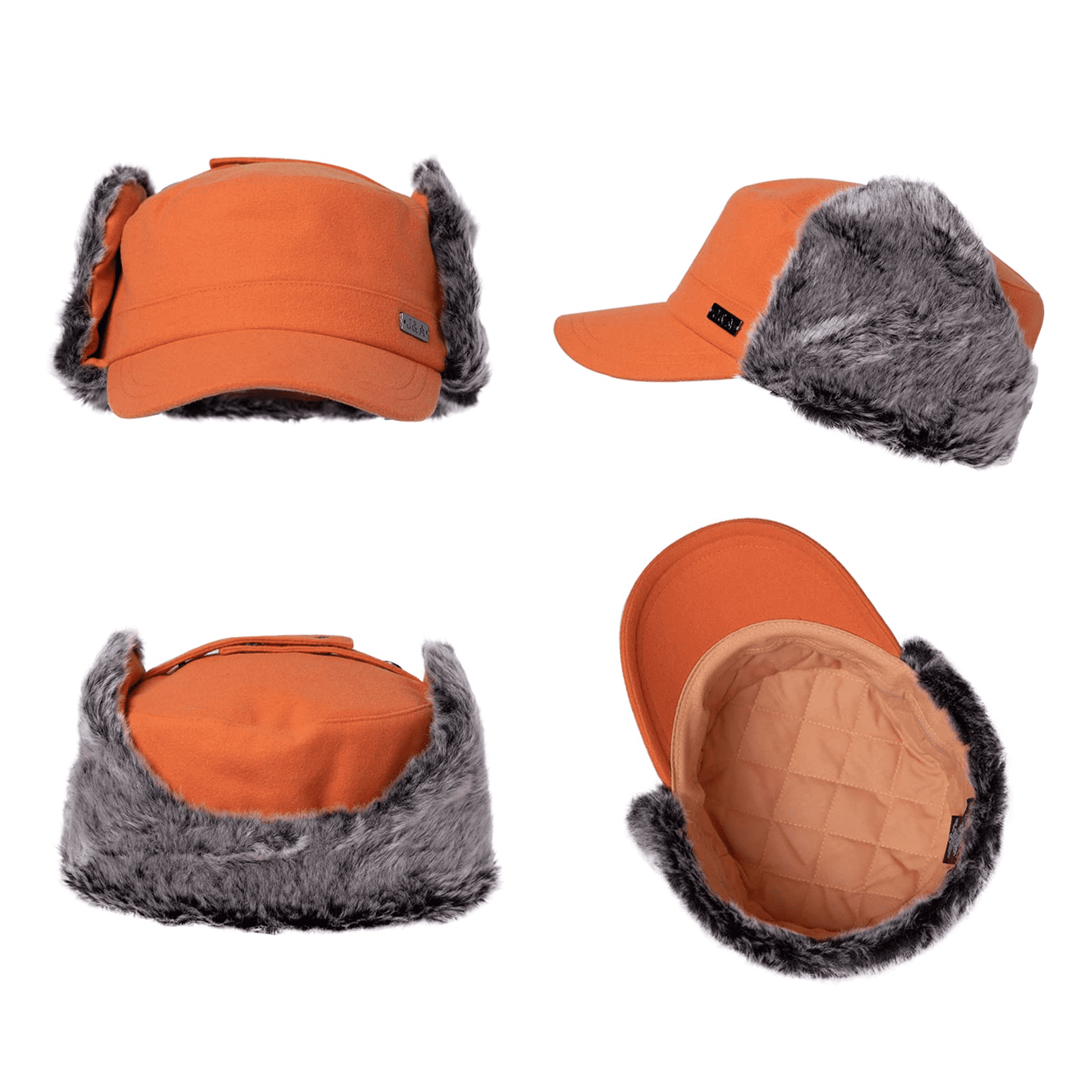 ComhatsMens Winter Baseball Army Cap Trapper Warm Lined Military