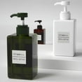 thumbnail image 2 of Modern Square Refillable Foaming Hand Soap Dispenser Pump Bottle for Bathroom Vanities or Kitchen Sink, Countertops, 2 of 8