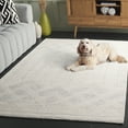 thumbnail image 3 of SAFAVIEH Pine Astrid Geometric Area Rug, Light Grey/Ivory, 3' x 5', 3 of 11