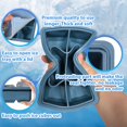 thumbnail image 3 of Juego de 3 bandejas para cubitos de hielo XXL, 18 compartimentos, bandeja grande para cubitos de hielo con tapa, para whisky, cócteles y bebidas, 3 of 5