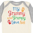 thumbnail image 4 of Inktastic My Grammy and Grampy Love Me Boys or Girls Long Sleeve Baby Bodysuit, 4 of 5