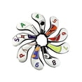 thumbnail image 1 of Maoww 9 Pcs Couvre-Chef de Club de Golf Fers Long Cou Couvre-Chef Protecteur avec Chiffres, 1 of 5