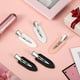thumbnail image 4 of 10 pinzas para el pelo que no se arrugan, hebillas de horquilla, pinzas para el pelo que no se doblan, pasador para el pelo de maquillaje para flequillo, ondas de dedos, peluquería (negro, blanco, ro, 4 of 5